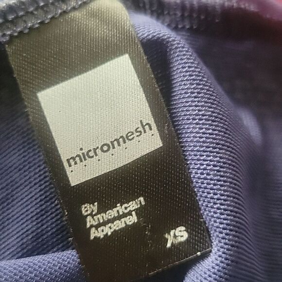 NEW American Apparel XS S Navy Sheer Sexy Mesh Long Tank Maxi Dress Cover Up Y2K - Picture 8 of 9